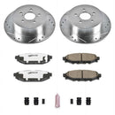 Power Stop 06-09 Subaru Legacy Front & Rear Z26 Street Warrior Brake Kit