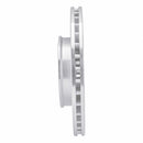 R1 06-12 Dodge Attitude (Mexico) Front Right Drilled & Slotted Silver Brake Rotor