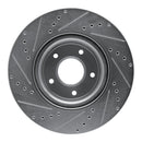 R1 05-06 Pontiac GTO Front & Rear Drilled & Slotted Silver Brake Rotor Set