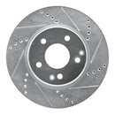 R1 96-15 Mercedes-Benz E300 Front & Rear Drilled & Slotted Silver Brake Rotor Set