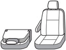 Covercraft 12-20 Nissan NV Polycotton SeatSaver Custom Front Row Seat Covers - Charcoal