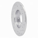 R1 13-16 Dodge Dart Front & Rear Drilled & Slotted Silver Brake Rotor Set