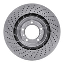 DFC 07-13 Porsche 911 Right Rear Drilled Brake Rotor