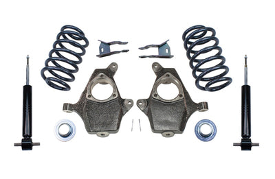 MaxTrac 07-14 GM C/K1500 SUV 2WD/4WD 3in/4in Lowering Spindle Kit