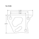 Peterson Fluid Systems Chevrolet Big Block Mount Blade - Left Side