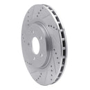 R1 94-04 Ford Mustang Front Drill & Slot Silver Rotors