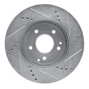 R1 96-15 Mercedes-Benz E300 Front & Rear Drilled & Slotted Silver Brake Rotor Set