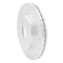 R1 98-05 Mercedes-Benz ML320 Front Left Drilled & Slotted Silver Brake Rotor