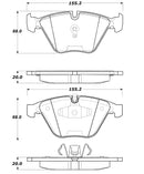 Street Axle Pack Drilled & Slotted, Front