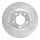 R1 06-10 BMW 528xi Front & Rear Drilled & Slotted Silver Brake Rotor Set