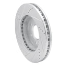 R1 06-09 Buick TERRAZA Front Right Drilled & Slotted Silver Brake Rotor