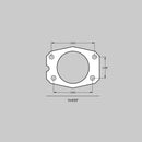 Baer Brakes 79-92 Ford Mustang 12in SS4 Rear SDZ Brake Kit - Red