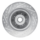 R1 69-96 Buick Electra Front Drilled & Slotted Silver Brake Rotor Set