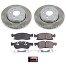 Power Stop 17-20 Jeep Grand Cherokee Front and Rear Semi-Coated Rotor Kit