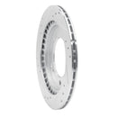 R1 99-04 Chevrolet Tracker Front Right Drilled & Slotted Silver Brake Rotor