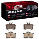 DFC 85-06 Volkswagen Golf Rear Low Metallic Active Performance Brake Pads