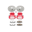 Power Stop 05-10 Ford Mustang Front & Rear Z26 Street Warrior Brake Kit w/Calipers