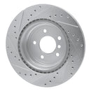 R1 07-15 BMW 335i xDrive Front & Rear Drilled & Slotted Silver Brake Rotor Set