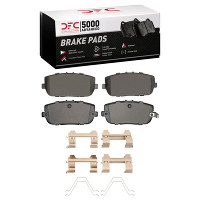 DFC 06-15 Mazda MX-5 Miata Rear Drill/Slot Geoperformance Rotors 5000 Advanced Brake Pads w/Hardware