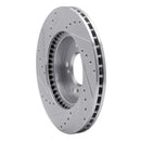 R1 91-01 Acura Integra Front Right Drilled & Slotted Silver Brake Rotor