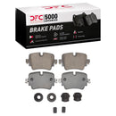 DFC 16-19 Jaguar XJ Rear 5000 Advanced Ceramic Brake Pads and Hardware Kit