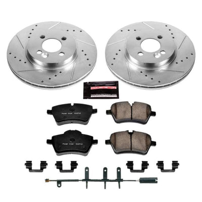 Power Stop 2007 Mini Cooper Front Z23 Evolution Sport Brake Kit w/Calipers