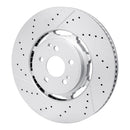 DFC 21-25 Mercedes-Benz Gle63 AMG S Suv Rear Drilled & Slotted Hi-Carbon Alloy GEOMET Coated Rotor