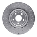 R1 16-25 Volvo XC90 Front & Rear Drilled & Slotted Silver Brake Rotor Set