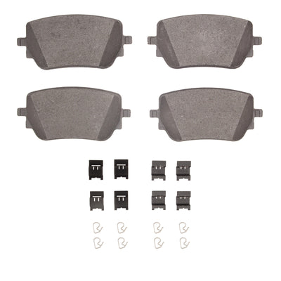 DFC 20-25 Mercedes-Benz EQB 300 Rear 5000 Advanced Low Metallic Brake Pads and Hardware Kit