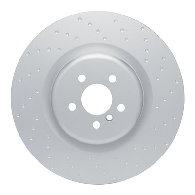 DFC 19-22 BMW X5 Right Rear GeoSPEC Coated Rotor - Dimpled
