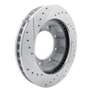 R1 77-00 Chevrolet V30 & V3500 Pickup Front Right Drilled & Slotted Silver Brake Rotor