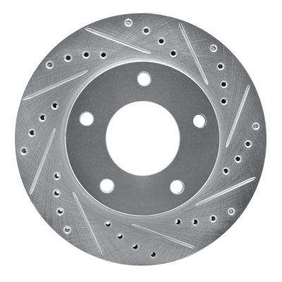 R1 69-78 Cadillac Eldorado Front Right Rear Right Drilled & Slotted Silver Brake Rotor