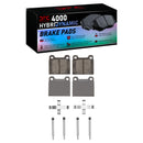 DFC 75-95 Volvo 242 Rear Geospec Rotors w/4000 HybriDynamic Brake Pads w/Hardware