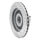 R1 94-96 Chevrolet Impala Front & Rear Drilled & Slotted Silver Brake Rotor Set