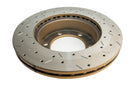 DBA 05+ Toyota 4-Runner KUN/GGN/TGN Front Drilled and Slotted 4000 Series Rotor