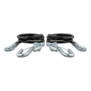 RockJock Curt Towing Safety Cable Kit 44 1/2in Long w/ 2 Snap Hooks 5000lbs 2-Pack
