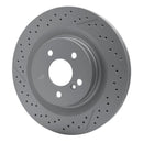 DFC 05-11 Mercedes-Benz SLK55 AMG Rear Drilled GeoSPEC Coated Rotor and Slotted