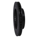 R1 91-94 Toyota Previa Front Left Drilled & Slotted Black Brake Rotor