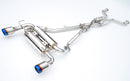 Invidia 03-05 Infiniti FX35/45 Gemini Rolled Titanium Tip Cat-back Exhaust