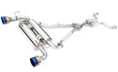 Invidia 09+ FX35 2/4WD Gemini Single Layer Titanium Tip Cat-back Exhaust
