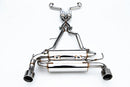 Invidia 02-08 Nissan 350z Gemini Rolled Stainless Steel Tip Cat-back Exhaust