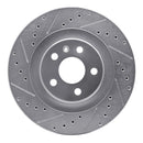 R1 16-25 Volvo XC90 Front & Rear Drilled & Slotted Silver Brake Rotor Set