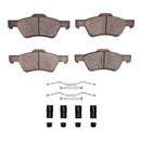 DFC 09-12 Ford Escape Front Geospec Rotors w/4000 HybriDynamic Brake Pads w/Hardware
