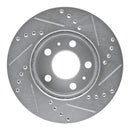 R1 76-93 Volvo 244 Front Drilled & Slotted Silver Brake Rotor Set