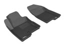 3D MAXpider 2007-2013 Jeep Compass Kagu 1st & 2nd Row Floormats - Black