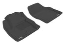 3D MAXpider 2007-2014 Land Rover Lr2 Kagu 1st & 2nd Row Floormats - Black