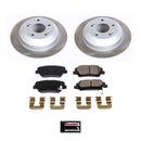 Power Stop 13-18 Hyundai Santa Fe Sport Front and Rear Semi-Coated Rotor Kit