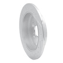 R1 01-08 Acura MDX Rear Right Drilled & Slotted Silver Brake Rotor