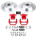 Power Stop 07-10 Nissan Altima Front & Rear Z26 Street Warrior Brake Kit w/Calipers