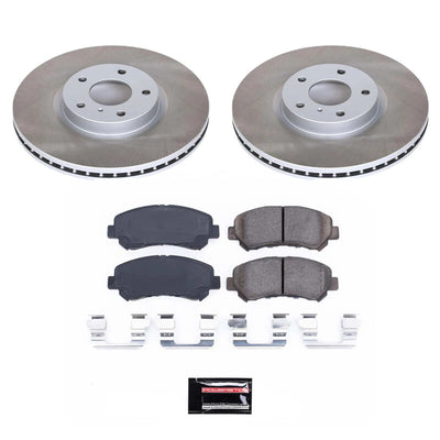 Power Stop 16-22 Nissan Maxima Front and Rear Semi-Coated Rotor Kit
